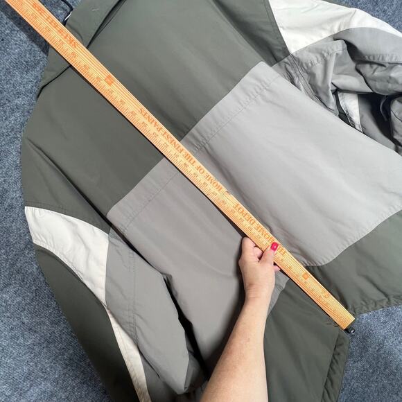 O'Neill Snowboard Jacket Mens Large Green Cream Performance Sporty Ski Athletic - Picture 8 of 11